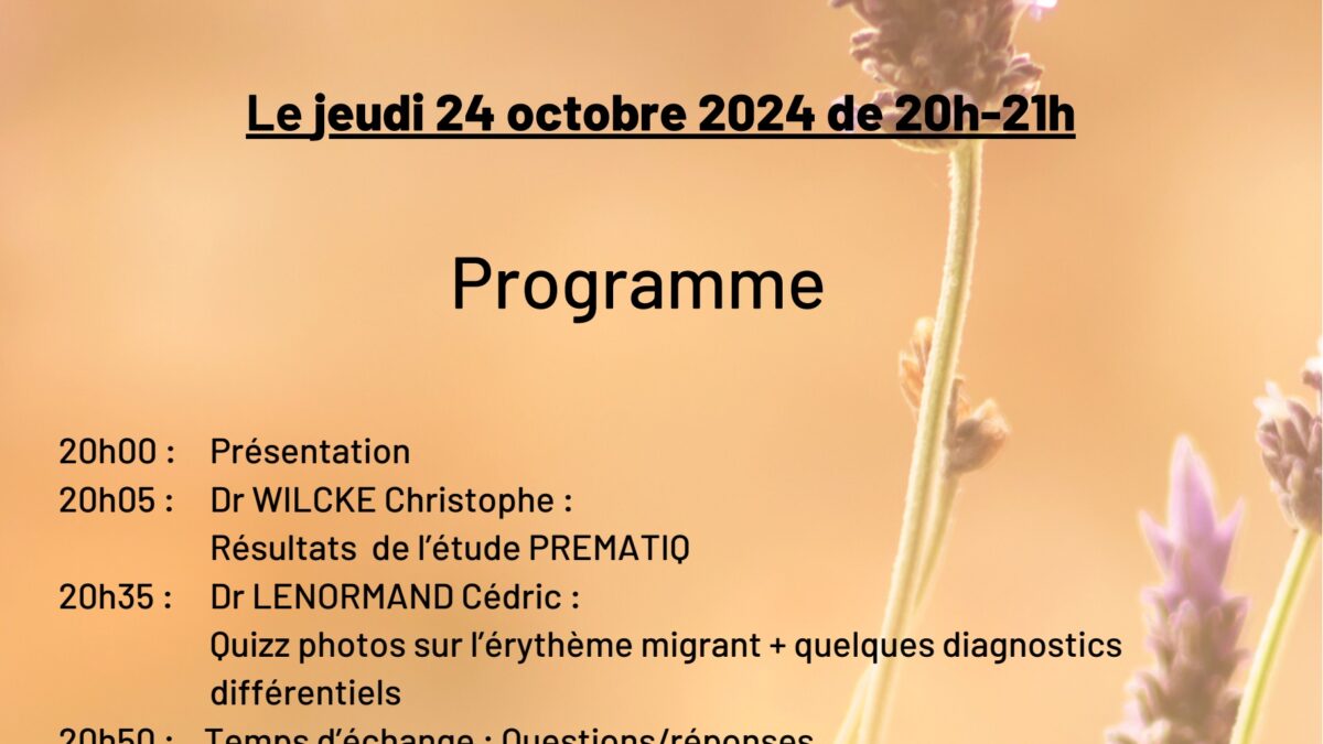 3ème formation Médecins /Pharmaciens